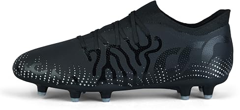 Canterbury Unisex Speed Infinite Pro Stiefel, Schwarz/Silber-Metallic, 44 EU