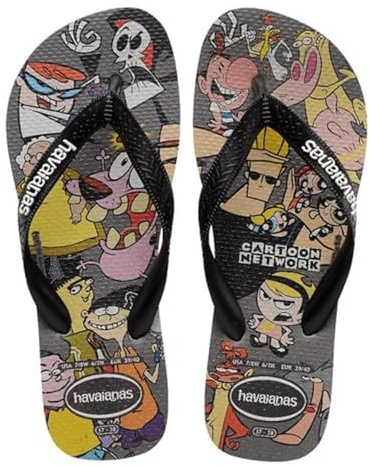 Havaianas - Top Warner Classics, Infradito Comode, Resistenti E Leggere, Suola Dei Personaggi Warner Bros, Suola Antiscivolo, Unisex Adulti, Ice Grey, 37/38 EU