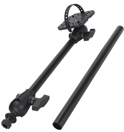Fischfinder-Montagebasis, 360-Grad-Drehung, Fischfinder-Halterung, Universelle Montageplatte, Kugelmontage-Fischfinder-Halterung für Lowrance, Raymarine