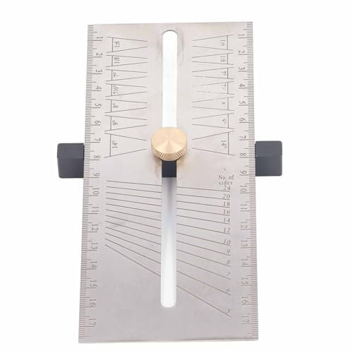 Sliding Bevel Adjustable Bevel 304 Stainless Steel Multifunctional T Shaped Sliding Ruler Woodworking Setting Tool