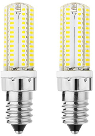Rayhoo 2pcs E14 LED Light Bulbs 5W Equivalent 40W Incandescent Bulb, E14 European Base Bulb, Not Dimmable, White 6000K, 300-320LM