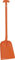 Vikan: Lightweight, Strong, Durable Rust Proof Shovel, Snow, Muck, Manure ORANGE OR BLUE