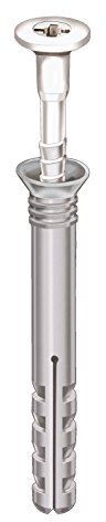 allfa color Nageldübel weiß, 200 Stück (5,0x40mm)