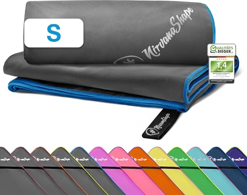 NirvanaShape Asciugamani in microfibra | assorbenti, leggeri, asciugano in fretta | Asciugamani da bagno, asciugamani da viaggio, spiaggia, asciugamani sportivi | Ideali per fitness, yoga, sauna