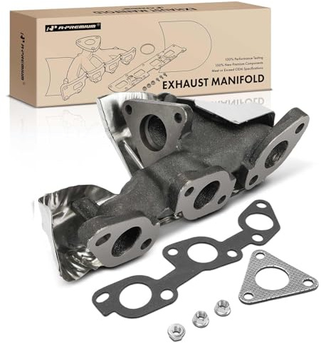 A-Premium Right Side [V6 3.3L] Exhaust Manifold Kit W/Gaskets & Hardware