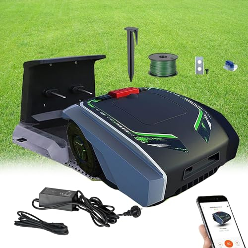 CortacéSped Inteligente Totalmente AutomáTico,CortacéSped De JardíN,Robot De CéSped,PlanificacióN AutomáTica De Ruta +Evita ObstáCulos AutomáTicamente +Carga AutomáTica,para CéSped/JardíN