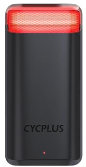 CYCPLUS Bicicleta luz Trasera con Radar, con detección precisa de frenado, alertas visuales para vehículos hasta 160m, batería Recargable de 2000mAh, Encendido/Apagado automático, Impermeable IPX6