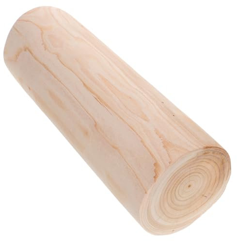 ROMISBABA Décoration Extérieure Champêtre Souche Seau Bois pour Plantes Cactus Tabouret Tas De Bois Jardinière pour Terrarium Support pour Faux Arbre