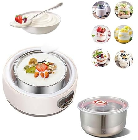Cowenhey Probiotic Yogurt Maker with Fully Automatic -Yogurt Machine 42 Ozs Multi-Function for Home Organic Yogurt, Cheese, Fruit Wine (Basic)
