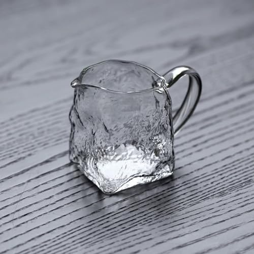 LEEDJUINE glas rättvisemugg, 160 ml 153 g, borsilikat värmebeständig tedispenser tillbehör för teceremoni