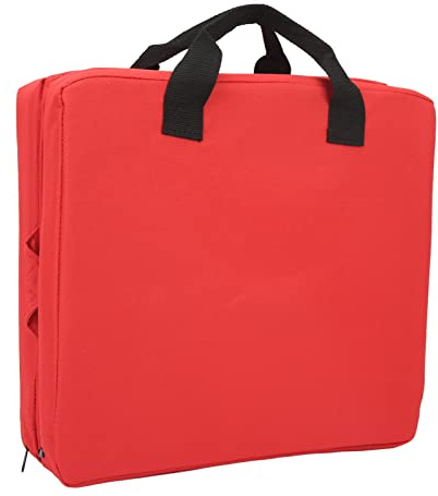 Coussin de siège de Stade, Coussin de Patio Souple et Portable à Haut Dossier, Coussin de Chaise Pliable avec Poche de Rangement, Coussin de siège de Kayak 600D pour la