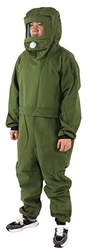 Combinaison De Sablage Capot Protection Complet du Corps Empêcher les Vêtements De Protection Contre les éclaboussures Poussière Pour la Construction Navale En Fonte Pour la Pulvérisation, le Ponçage