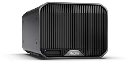 SanDisk Professional 48TB G-Raid Mirror Raid Disque pour Ordinateur de Bureau de Classe Entreprise Thunderbolt 3 (40Gbps) jusqu'à 260 MB/s Disque Ultrastar 7 200 Tours/Minute à l'intérieur