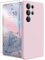 INGIDO for Samsung S25 Ultra Case, Liquid Silicone Case with Camera Protection with Microfiber Lining Shockproof Phone Case Cover for Samsung S25 Ultra 6.9 inch, Pink