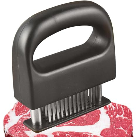 Aguja para carne – Práctica aguja ablandadora de carne | Herramienta eficaz ablandadora para carne, solomillo de carne asada, aguja de carne suelta, antioxidante de alimenticio, fácil de limpiar