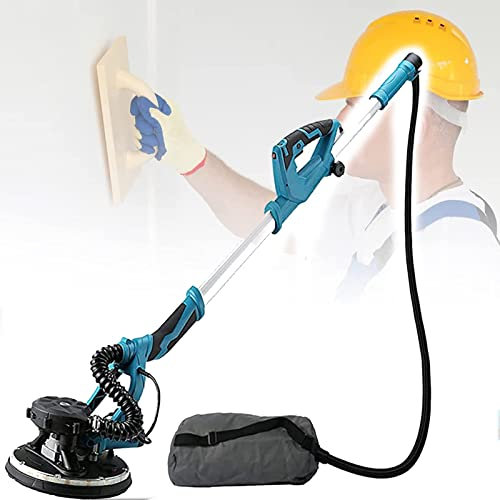 Strumenti di Finitura Piatta Levigatrice elettrica professionale in lega di alluminio con scatola piatta per cartongesso, levigatrice a palo, con sacco raccoglipolvere e attacco per aspirapo
