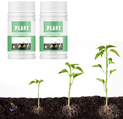 Hormonas de Enraizamiento en Polvo,100g Polvo de Enraizamiento para Plantas,15g Enraizamiento para Esquejes,Hormona de Enraizamiento Soluble para Esquejes,Estimulador De Raíz,Rooting Powder