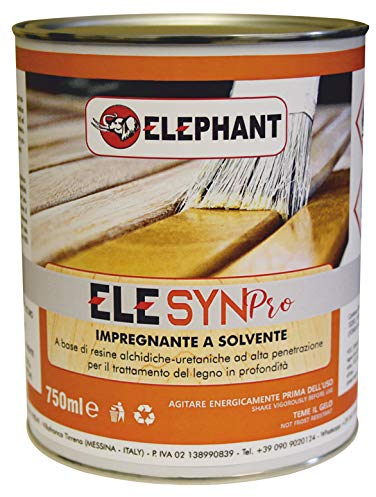 750 ml | Impregnante SINTETICO SYNT SOLVENTE per legno - ELE SYN PRO (Douglas)