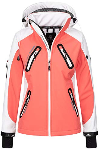 Rock Creek Softshelljacke Damen Outdoor Windbreaker D-441 | Wasserabweisende Übergangsbekleidung, funktionale Wanderjacke für Frauen, Camping, Freizeit und wechselhaftes Wetter