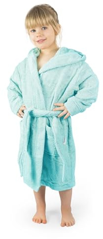 Ehrenkind® Bademantel Kinder mit Kapuze 100% Bio-Baumwolle | Kinderbademantel | Junge Mädchen