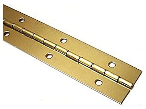Merriway BH07636 - Bisagra para piano (latón, 6 x 1.1/4 pulgadas), color dorado