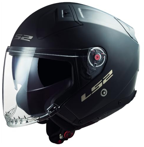 LS2, Casque Moto Jet Infinity II Noir Mat, M