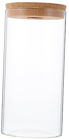 CAXUSD Glasflasche Moospflanzenflasche Dekorativer Mikrolandschaftsbehälter Transparente Landschaftsflasche Pflanzenflasche Mitgelieferter Deckel Leicht Zu Reinigen