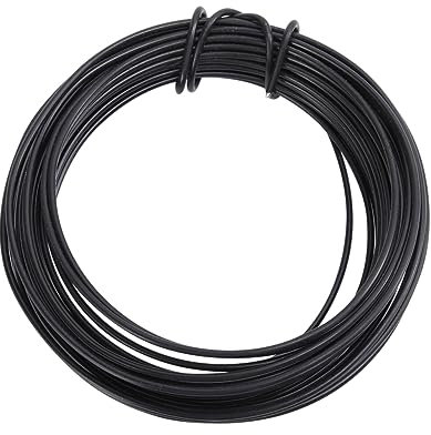 Happyyami Fil de Fer Treillis Treillage Etagere Plantes Etagere pour Plantes Trellis Fil de Support pour Plantes Fil de Jardin Fil métallique Pliable Fixation du Cordon d'enrubannage Black