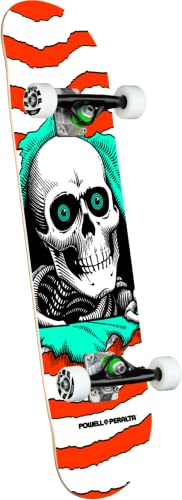 Powell -Peralta Ripper Skateboard Completo, 7 Arancione