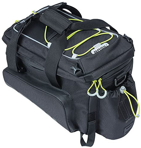 Basil Miles XL Pro Gepäckträgertasche Schwarz,Grün 31 x 23 x 20 cm, Lime