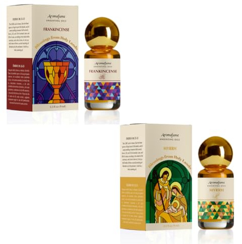 Frankincense and Myrrh Anointing Oil Pack, 9ml x 2, Aromafume
