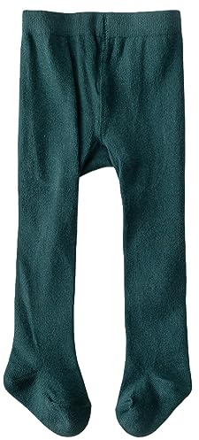 Dazzerake Collant Bambino Ragazza in Cotone Collant Morbido Tinta Unita Vita Elastico Collant Bambina Traspirante Termico 6-24 Mesi Autunno Inverno Primavera, verde scuro, 0-12 Mesi