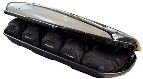 KJUST Taschen Set 5stk kompatibel mit Dachbox BMW 82732406459 520L