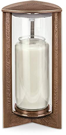 legendURN Grave Lantern Bronze in Several Colors | Grave Lantern or Lamp Bronze | Cemetery Decorations