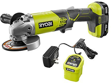 RYOBI 18 ONE+ 18V Cordless 4-1/2 in. Angle Grinder Kit