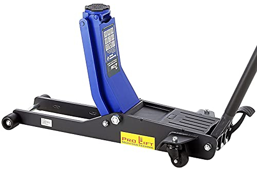 Pro-Lift-Montagetechnik 2t Rangierwagenheber superflach 73mm-525mm Wagenheber Blauschwarz 02450