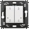 BTICINO Comando 4 Scenari Livinglight N4575CW, Comando Centralizzato per Luci, Tapparelle e Prese Smart, Interruttore WiFi con Batteria, Superficiale, Controllo da Remoto, Automazioni, Smart Home