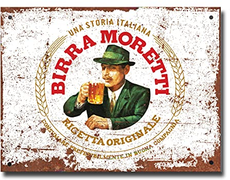 Metal Bar Signs - Fixings Included - Bar Accessories for Home Pub or Outdoor Garden Pub Wall Plaque for Man Cave Gift Ideas Beer Signs with Vintage Memorabilia sign