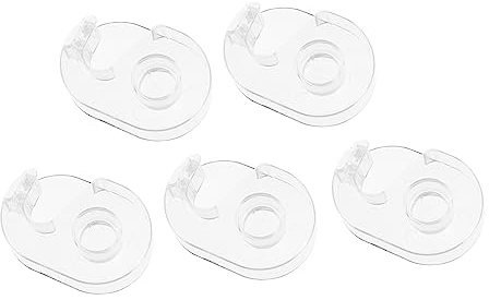 Angoily 5stücke Transparenter Washi Tape Abroller Kunststoff Klebebandabroller Mit Sicherem Sägezahnschnitt Tragbar Und Praktisch Für Büro Basteln Diy Und Klebeprojekte