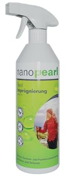 PODOROX NANOPEARL Imprägnierspray für Textil & Leder | 500ml Wasserabweisend, Atmungsaktiv | Textilimprägnierung für Schuhe, Jacken, Outdoor, Sneaker, Wildleder, Kleidung, Schmutzschutz, PFC-frei