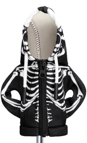 Generisch Totenkopf-Hoodie für Gangschaltung, Schaltknauf-Hoodie - SUV-Schaltknauf-Sweatshirt,Dekorativer Auto-Gangschaltungs-Hoodie für Cabrio, SUV, Wohnmobil, Auto, Auto