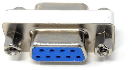 DRUT DB9 Female to Female Serial Gender Changer Adapter – D9 Connector for RS-232 Serial Devices and Extension Cables (1)