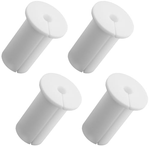 4 Pezzi passacavo da parete per foro,passacavo da parete, per foro da parete da 1 pollici, per router via cavo e adattatore Ethernet (bianco)
