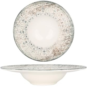Rinart Plato de pasta - Fade - Porcelana - 28 cm (400cc) - juego de 2