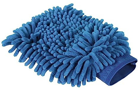 Kerbl Pet Putzhandschuh Microfaser royal blau 20x15 cm
