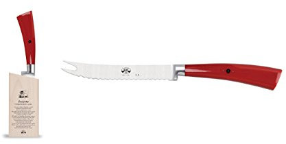 Coltellerie Berti - Insieme - Forchettone da arrosto - Ceppo magnetico + coltello cucina forgiato (brevettato)