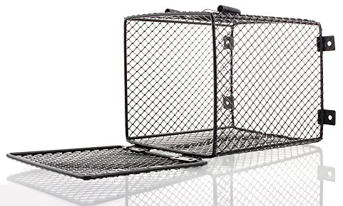 TropicShop Panier de protection pour lampe - Grille de protection pour terrariums - 12 x 12 x 16 cm