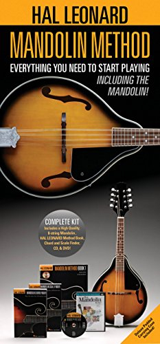 Hal Leonard Mandolin Method Pack: Includes a Mandolin, Method Book/CD, Chord and Scale Finder, DVD, and Case