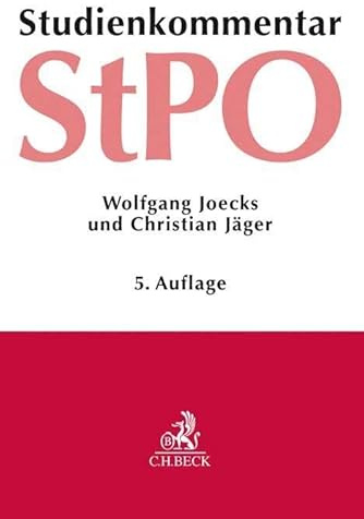 Strafprozessordnung: Studienkommentar