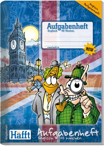Aufgabenheft Englisch (DIN A5): 48 Wochen